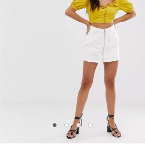 We‎ the free zip it up mini denim skirt size 26
